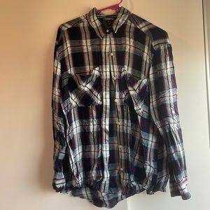 Express plaid button up